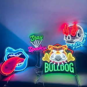 UV-gedruckte Leucht reklame Benutzer definiertes Logo Leucht reklame Einzigartige hand gefertigte LED-Neonlichter Business-Zeichen und Event-Wand kunst - Product Image 4