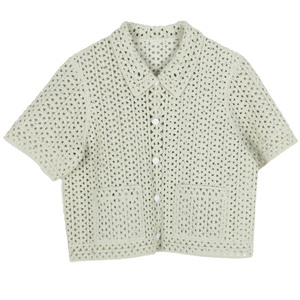 <span class=keywords><strong>Cardigan</strong></span> in maglia rosa a maniche corte, nuovo arrivo estate 2026, con ricami di diamanti, vestibilità <span class=keywords><strong>slim</strong></span>, top casual da donna per feste - Product Image 2