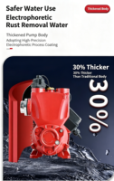 Pompa Booster Tekanan Air WZB Smart Otomatis Penuh Self-Priming Tekanan Tinggi Berbahan Besi Cor OEM