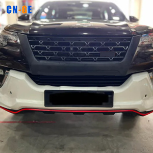 Accessoires extérieurs en plastique ABS Noir mat Grille avant pour <span class=keywords><strong>Toyota</strong></span> <span class=keywords><strong>Fortuner</strong></span> 2016-2020 Style <span class=keywords><strong>TRD</strong></span> - Product Image 2