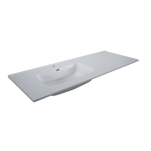 Lavabo sanitario di grandi dimensioni con mobiletto e consolle per bagno, lavanderia, pavimento, soggiorno, lavabo commerciale - Product Image 2