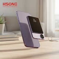 Batterie externe magnétique sans fil avec affichage numérique pour téléphone, chargeur magnétique PD20w, charge rapide bidirectionnelle
