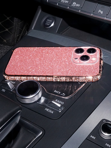 ฝาหลังติดเพชรหรูหราเคสโทรศัพท์มือถือสีทองสำหรับ <span class=keywords><strong>iPhone</strong></span> 15 14 13 12 11 PRO <span class=keywords><strong>MAX</strong></span> x XR <span class=keywords><strong>XS</strong></span> <span class=keywords><strong>MAX</strong></span> กับฟิล์มด้านหลัง - Product Image 6