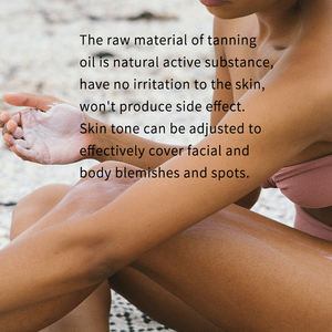 Accélérateur d'huile de bronzage pour soins de la peau Huile de bronzage sans soleil Huile de bronzage de marque privée Corps Visage - Product Image 4