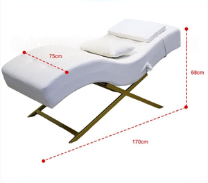 Hot-selling High-<b>end</b> Beauty Eyelash Extension <b>Bed</b> S-shaped All-in-one Spa <b>Bed</b> - Product Image 5