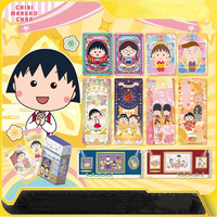 Kartu Koleksi Periferal Anime Resmi KAYOU Chibi Maruko-chan Daily Lucky Card Time Shop Full Box Autograph Card