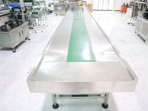 Chaîne de production et d'emballage automatique en acier inoxydable pour bouteilles cosmétiques, boîtes, bidons et pots, avec machine de transfert - Product Image 4