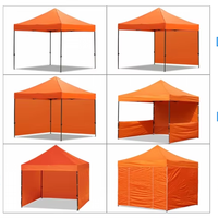 DF bannière Gazebo 10ft Auvent Pop Up Tente Pliable Tente Rétractable Logo Personnalisé Imprimé 3x3 3x4.5 Tentes Pliables Extérieures