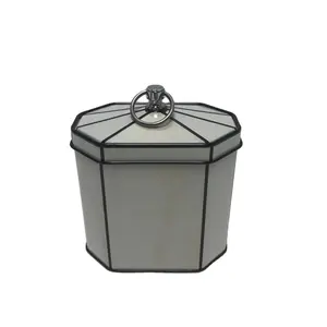 luxury gift tin box jewelry tin case colored tea /sweet /chocolate tin can packaging