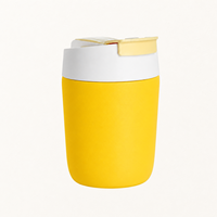 Mug à café personnalisé avec logo, 360 ml, avec couvercle 2-en-1, gobelet de voyage réutilisable pour les commandes OEM ODM de produits de boisson