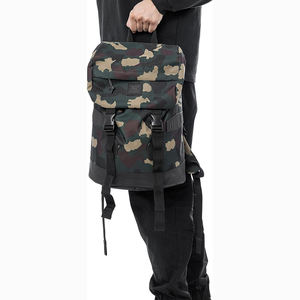 Échantillon gratuit grande capacité durable hommes Vintage toile sac à dos rétro roll top sac à dos sac à dos - Product Image 5