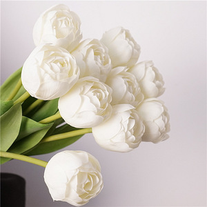 <span class=keywords><strong>Prix</strong></span> d'usine, tulipes artificielles au toucher réel, vente en gros, tulipes hydratantes pour la décoration de la maison, de mariage et de table - Product Image 6