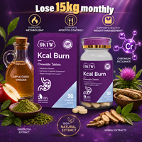 OKTW Kcal Burn Comprimés à croquer pour la satiété, la perte de poids, la combustion des graisses, la suppression de l'appétit – En stock, échantillons gratuits