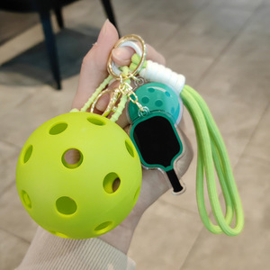Divertido Llavero de Pickleball, Mini Colgante, Recuerdo Creativo, Adorno de Pelota Deportiva, Pequeño Regalo, Estilo Minimalista para Estudiantes - Product Image 5