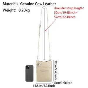 AndoBag Crossbody <b>Bags</b> for Women, Genuine Leather Satchel Purse, Fashion Casual <b>Shoulder</b> <b>Bag</b> 1841 - Product Image 2