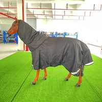 Fanfaree OEM Couverture d'hivernage légère 1200D pour chevaux, personnalisée, en tissu Ripstop, pour l'extérieur et l'écurie