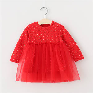 Vêtements décontractés pour enfants, boutique de vêtements, robe de cérémonie en coton pour petites filles, robe swing pour bébé - Product Image 1