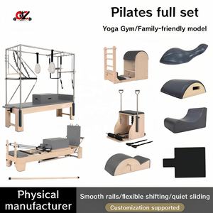 CZFIT Machine de Pilates Reformer Commerciale, Cadre en Bois, Portable, Durable, Écologique, Équipement d'Entraînement du Tronc pour Yoga et Musculation - Product Image 1