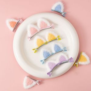 Plush Cat Ear Hair <b>Clip</b> 12 Cm For Children Daily Use - Product Image 4