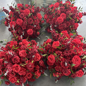 M-FB173 gros blanc rose fleur boule mariage centres de table 70cm fleur boule artificielle luxe fleur boule pour décoration de mariage - Product Image 3