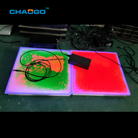 Piso Luminoso LED Recargable con Cambio de Color RGB para Discotecas, Baldosas de Gel LED para Juegos Sensoriales y Aprendizaje Infantil