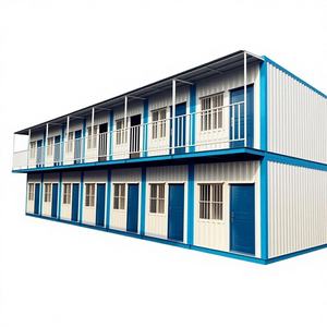 บ้านคอนเทนเนอร์พับได้ขนาด 20 ฟุต 40 ฟุต สำเร็จรูปเคลื่อนย้ายได้ พร้อมแผงเหล็กแซนวิช สำหรับใช้เป็นอพาร์ทเมนต์ ขายโดยผู้ผลิต - Product Image 1