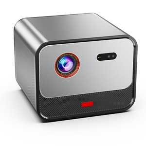 Proyector de Video Profesional HaoMing X5 1080P FHD 4K <span class=keywords><strong>Max</strong></span> con Luz LED, DLP Link 3D, Altavoces Duales, Bluetooth, para Cine en Casa, <span class=keywords><strong>Android</strong></span> - Product Image 1