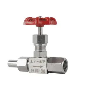 Factory supplied instrument valves, stainless steel welded globe valves, pressure gauge needle valves