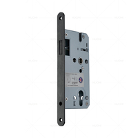 NUOMI 7255 Serrure à mortaise magnétique, corps de cylindre en acier inoxydable, accessoires de porte européens, serrure de porte résidentielle silencieuse