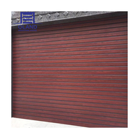 Porte à enroulement électrique en alliage d'aluminium sur mesure, résistante au vent et sécurisée, pour usine, entrepôt, devanture de magasin