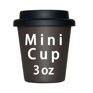 Tasses à café expresso réutilisables biodégradables de 3 oz avec logo personnalisé, tasses à thé de voyage - Product Image 1