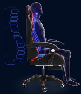 Silla de Juego de Cuero PU de Bajo Costo, Estilo Racing, Giratoria 360°, Reposabrazos Ajustables, Silla de Computadora, Venta al Por Mayor - Product Image 4