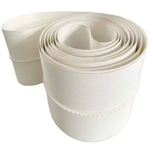 Vải hai mặt băng tải cấp thực phẩm PVC với hướng dẫn rãnh cho máy cán bột và thiết bị nướng