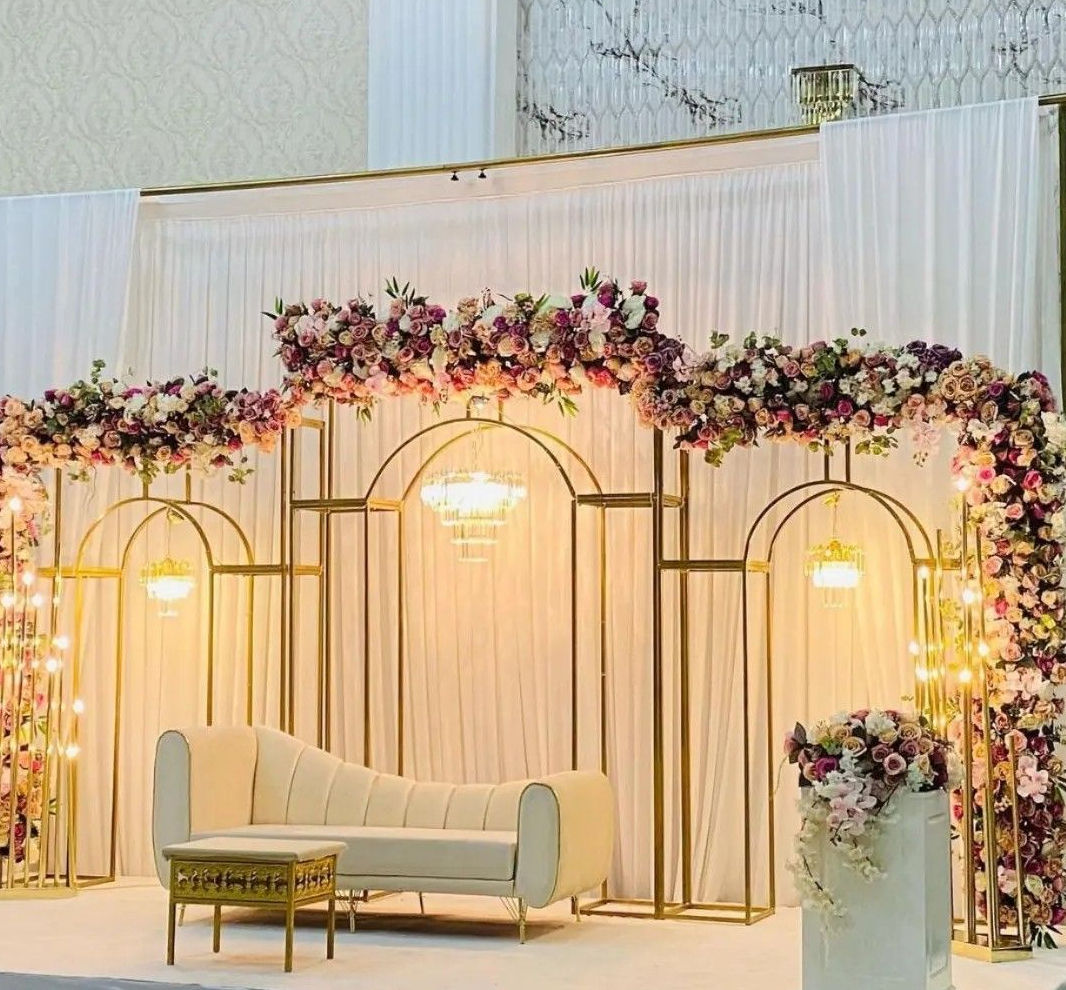 Bride and Groom Wedding Stage Decoration Unique Ideas