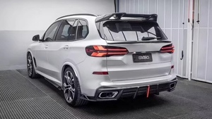 Diffusore Posteriore Nero Lucido in ABS per BMW G05 <span class=keywords><strong>X5</strong></span>, Stile Lampada per Paraurti Posteriore <span class=keywords><strong>X5</strong></span> <span class=keywords><strong>M</strong></span> Sport 2019-2025, Kit Carrozzeria <span class=keywords><strong>X5</strong></span> - Product Image 2