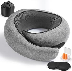 Almohada de Viaje para el Cuello con Soporte Cervical, Ajustable, de Espuma Viscoelástica, Precio de Fábrica - Product Image 1