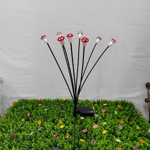 Luces Solares de Jardín con Forma de Hongo, Luces Solares Impermeables para Exteriores, Luces Decorativas de Jardín con Forma de Luciérnaga - Product Image 1