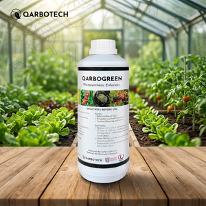 QARBOTECH QarboGreen Fertilizante Biológico Potenciador de la Fotosíntesis de Liberación Controlada Líquida 100% Puro para Granjas a Gran Escala - Product Image 2