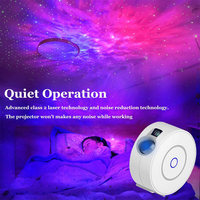Projecteur Ciel Étoilé Intelligent et Moderne 7 Couleurs avec Minuteur USB, Lampe de Nuit Écologique pour Bébé, 4 Angles Réglables, Activé par la Voix, Application Mobile pour Chambre