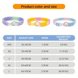 Nouveaux accessoires pour animaux de compagnie, collier pour chien robuste avec boucle en métal, colliers pour promenades, collier durable pour chien pour l'extérieur et l'entraînement - Product Image 2