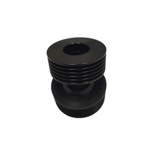 15年历史ISO工厂定制数控加工压铸黑色阳极氧化铝零件 - Product Image 2