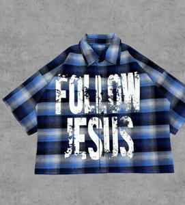 Camisa Corta de Verano para Hombre, Estilo Vintage, Corte Holgado, Material de Algodón, Diseño con Botones, Estampado Serigrafiado, Manga Corta - Product Image 4