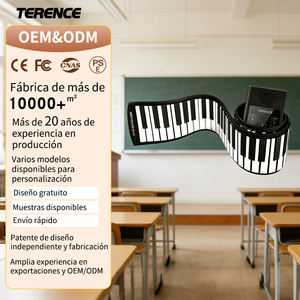 <span class=keywords><strong>Clavier</strong></span> électronique numérique professionnel Terence 88 touches, piano enroulable, 128 rythmes et sons, design pliable et portable - Product Image 1