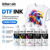 Tinta Putih DTF Premium Kepadatan Warna Tinggi Cerah Tajam untuk Bisnis Transfer Inkjet Digital OEM Kain Katun Aliran Lancar