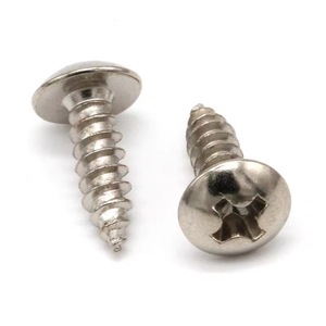 Large Flat Head Self Tapping <b>Screws</b> Phillips Drive Right Hand Thread Grade A Plain Carbon Steel Construction Industry Use - Product Image 2