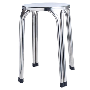Industrial Design Style 4-Foot Commercial Stainless Steel <b>Lab</b> Stool-Various Sizes Supermarket Model N0061 Guangdong Origin - Product Image 1