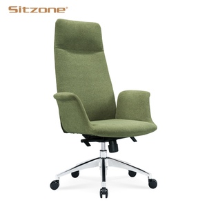 Poltrona Direzionale da <span class=keywords><strong>Ufficio</strong></span> con Rivestimento in <span class=keywords><strong>Tessuto</strong></span> di Alta Qualità Design Italiano - Product Image 2