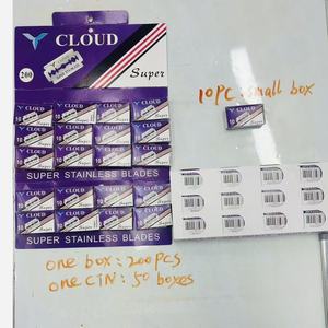 Lâminas de Barbear de Segurança de Aço Inoxidável Sueco CLOUD com Dupla Face para Homens - Pacote com 100 Unidades - Product Image 2