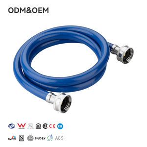 Ppw מודרני צינור שטיפה מכונת כביסה צינור inlet צינור pvc פנימי פליז מחבר f3/4 "x f3/4" x f3/4 "x f3/4" x f3/4 "x f3/4" + מרפק התקנה קלה - Product Image 1