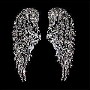 Échantillon gratuit de motif en strass thermocollant pour <span class=keywords><strong>homme</strong></span>, motif en strass à appliquer au fer - Product Image 2